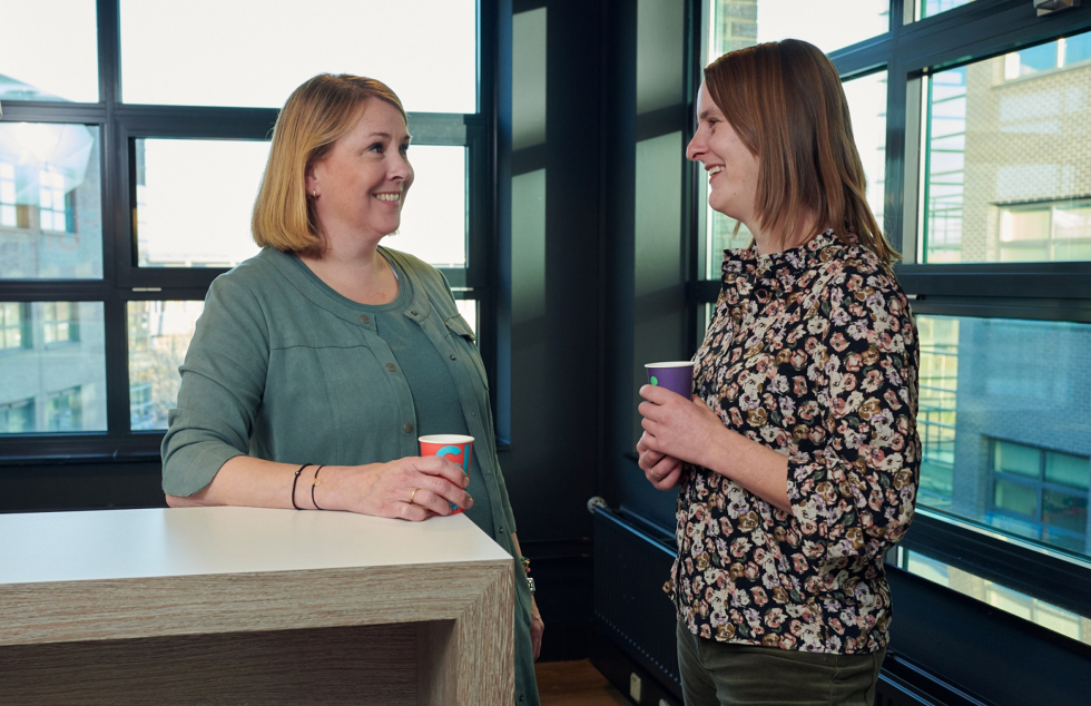 Recruiters koffiemomentje